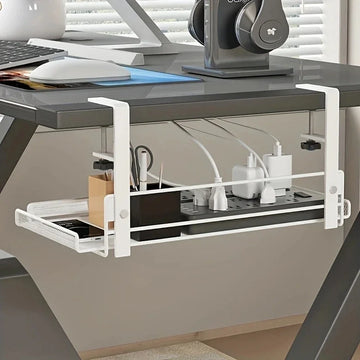 Under Desk Cable Management Tray