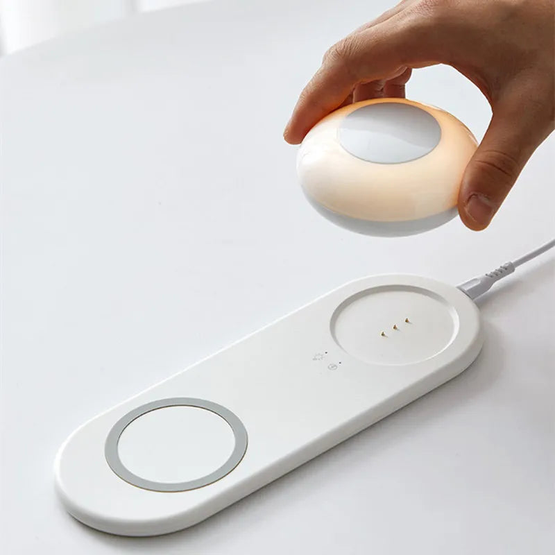 LED Light with Wireless Charger - NexoNano