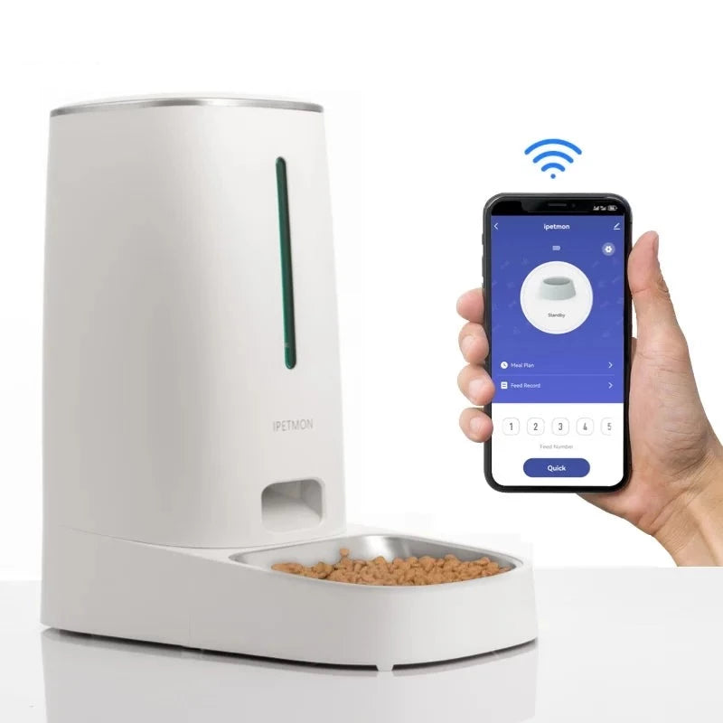  Wi-Fi Remote Control Pet Food Dispenser
